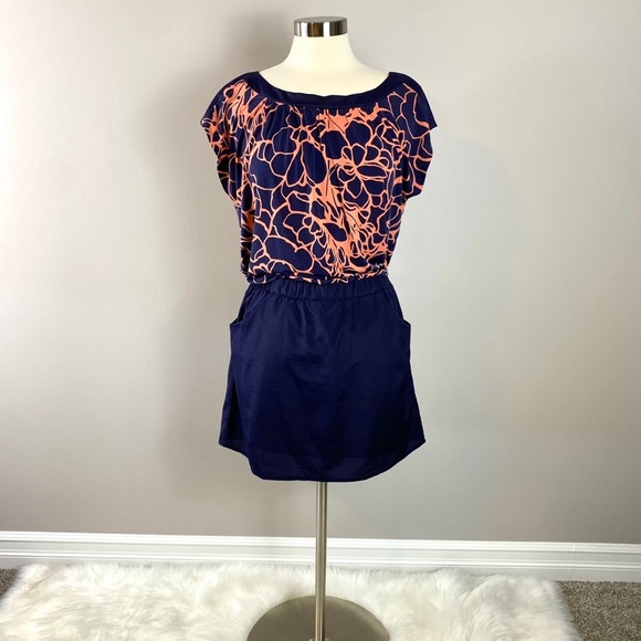 EUC Outback Red x The Limited Cap Sleeve Shift Dress w Pockets Workwear Brunch - Picture 1 of 9